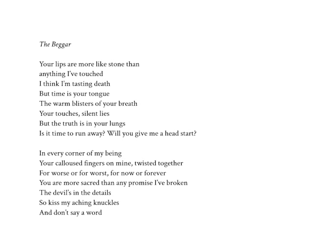 write a personalized poem for you